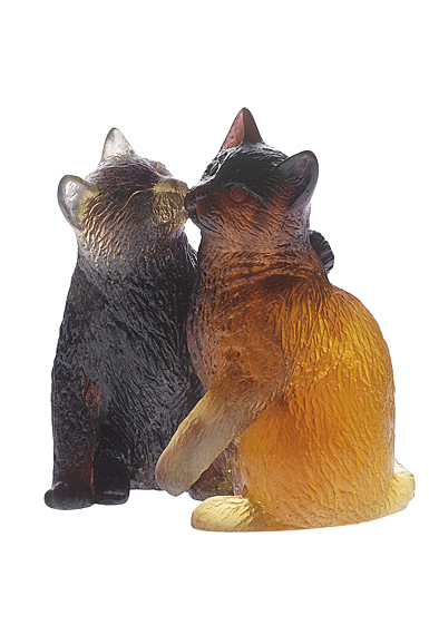 Daum Kittens Sculpture