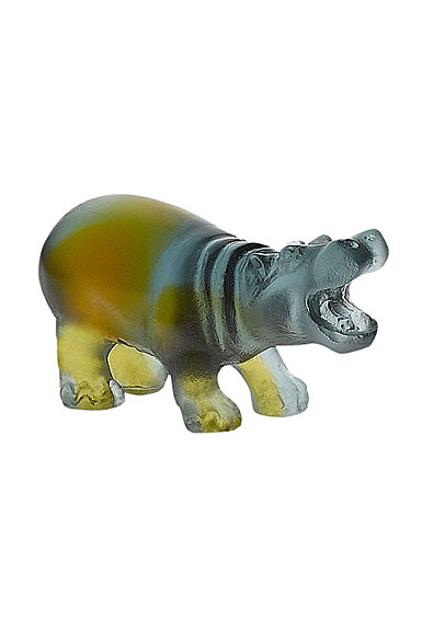 Daum Mini Hippopotamus Sculpture