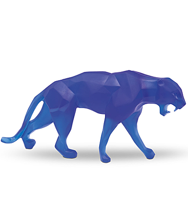 Daum Wild Panther in Blue by Richard Orlinski, Limited Edition Sculpture