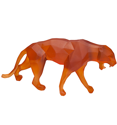 Daum Wild Panther in Orange by Richard Orlinski, Limited Edition Sculpture