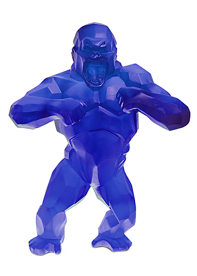 Daum Wild Kong in Blue by Richard Orlinski, Limited Edition Sculpture