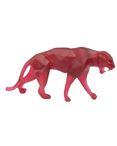 Daum Small Wild Panther in Red by Richard Orlinski, Limited Edition Sculpture