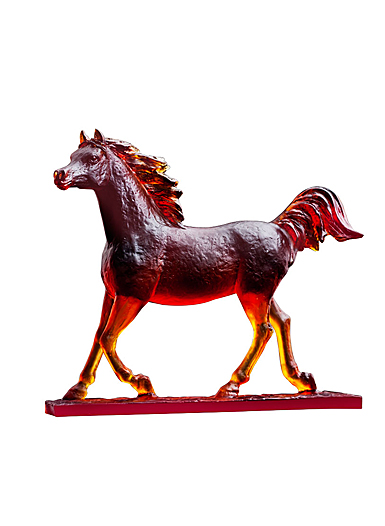 Daum Le Majestueux in Amber, Limited Edition Sculpture