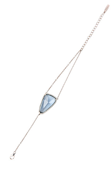 Daum Eclat de Daum Crystal Bracelet in Light Blue