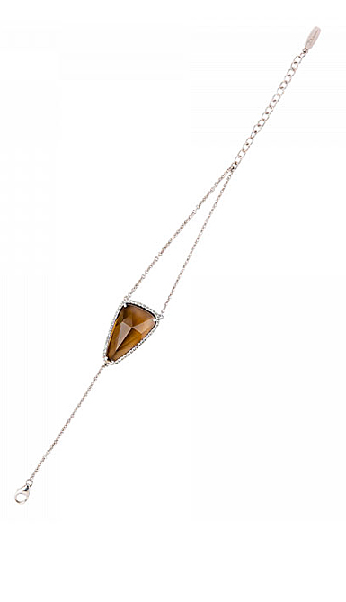 Daum Eclat de Daum Crystal Bracelet in Amber