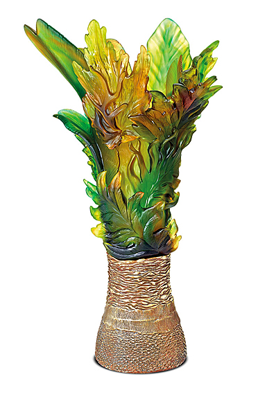 Daum Borneo Magnum Vase by Emilio Robba, Limited Edition