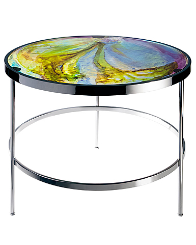 Daum Imprevisible Side Table in Blue, Green, and Purple
