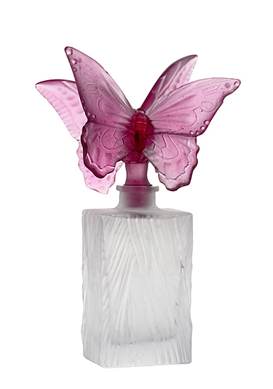 Daum Butterfly Perfume Bottle in Purple