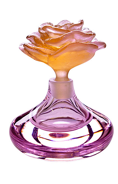 Daum Rose Romance Perfume Bottle in Pink
