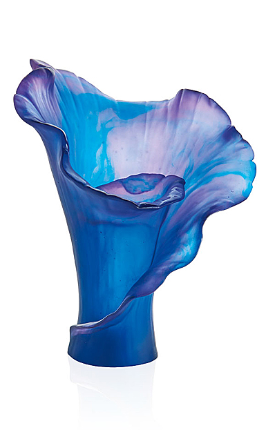 Daum Arum Bleu Nuit Medium Vase