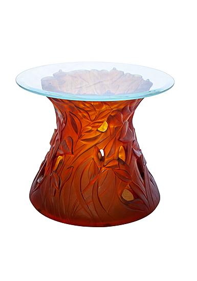Daum Vegetal Side Table in Amber