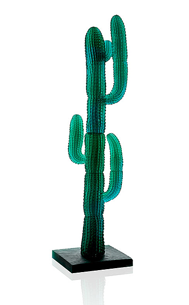 Daum XL Jardin de Cactus Green Cactus by Emilio Robba Sculpture