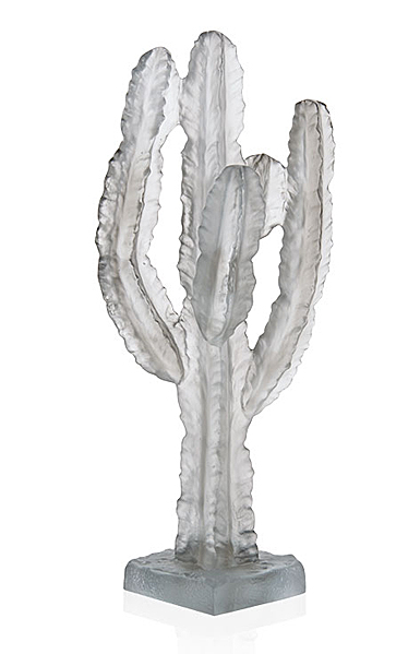 Daum Jardin de Cactus Grey Cactus by Emilio Robba Sculpture