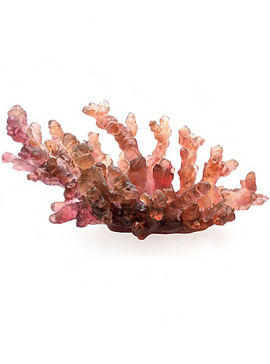 Daum Coral Sea Amber Red Medium Bowl