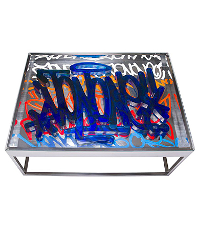Daum Table for Two by JonOne, Limited Edition