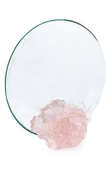 Daum Pink Mirror Rose