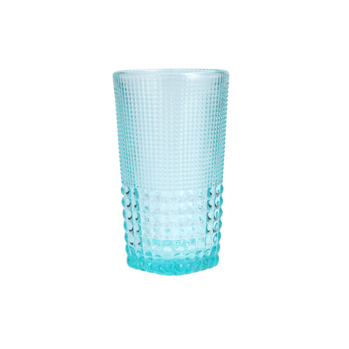 Fortessa Fashion Glass Malcolm Pool Blue Ice Beverage Glass, Single
