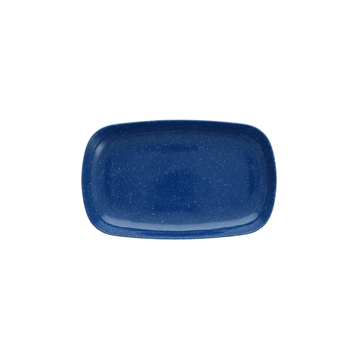 Fortessa Melamine Camp Blue Coupe Platter 11x7"