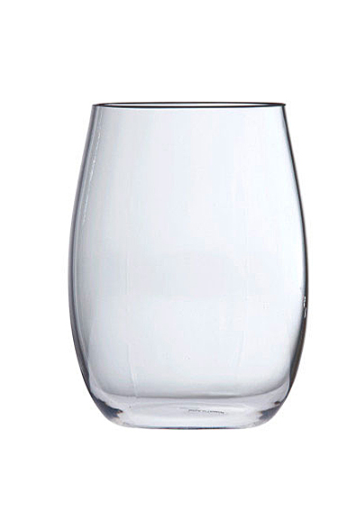 Fortessa Copolyester Glass OutSide Stemless White Wine 15oz