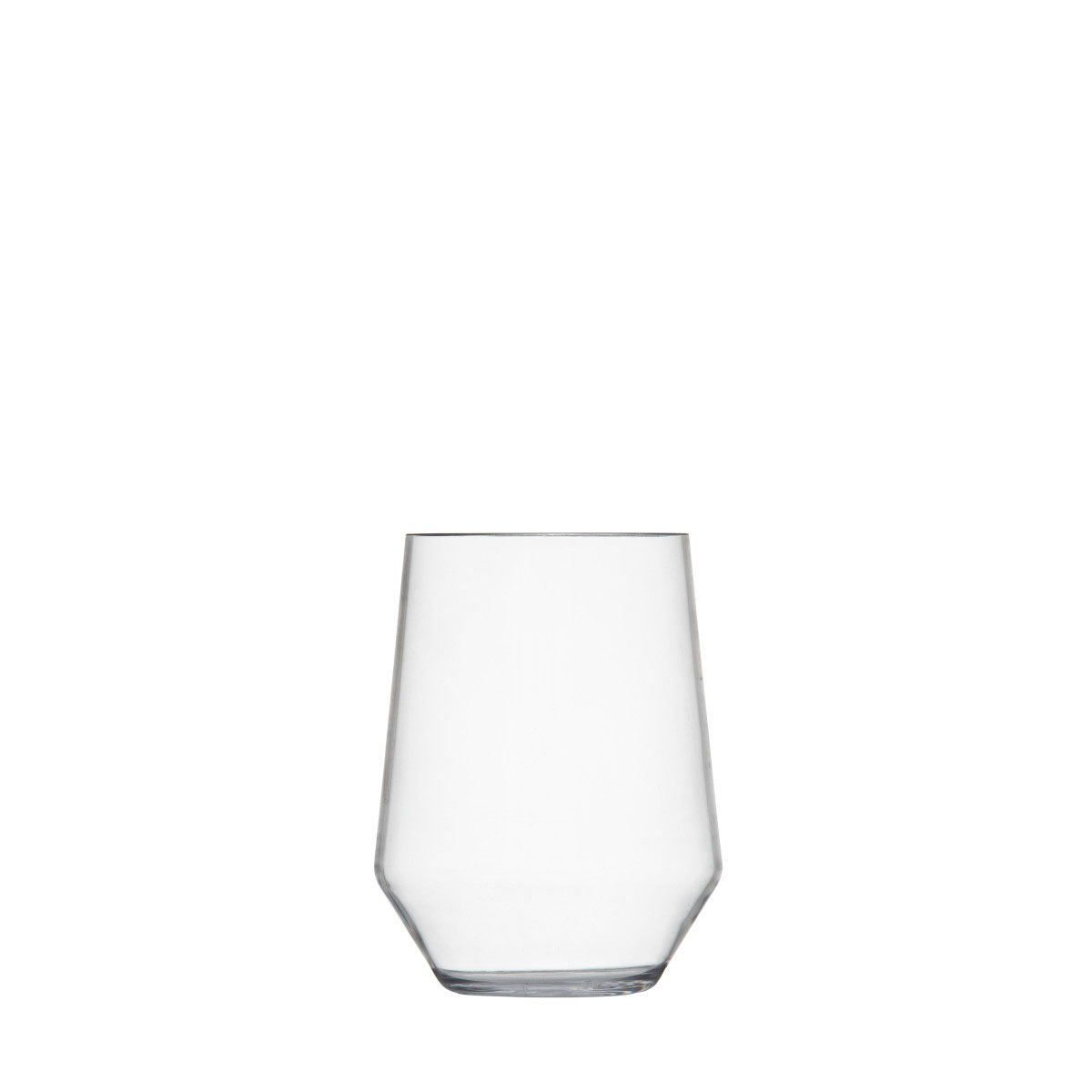 Fortessa Copolyester Glass Sole Stemless Wine 19oz., Clear