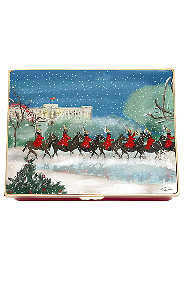 Halcyon Days Life Guards in the Snow Enamel Box GP14