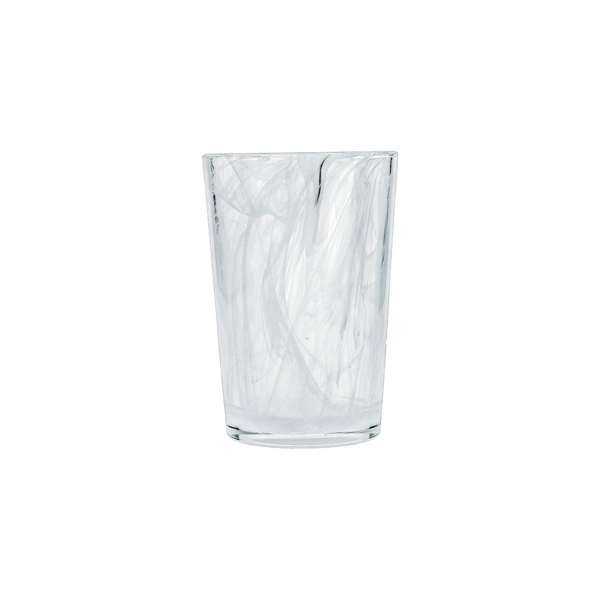 Fortessa Fashion Glass Swirl White Ice Bev Glass 14oz