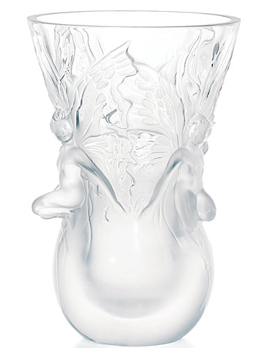 Lalique Fairy Vase