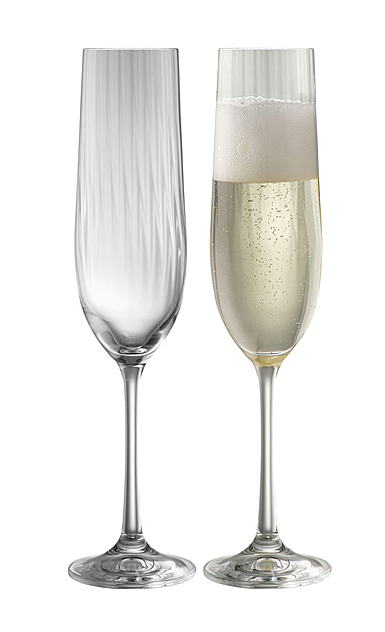 Galway Erne Champagne Toasting Flute, Pair