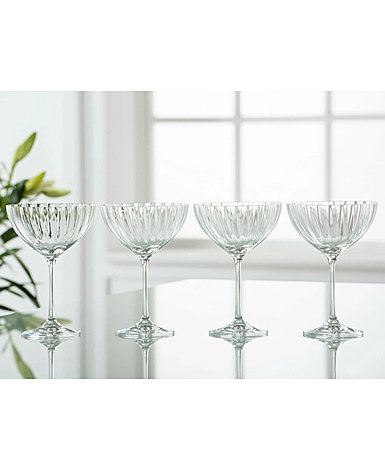 Galway Erne Saucer Champagne, Set of 4