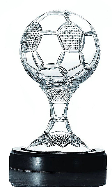 Galway 8'' Soccer Ball Trophy, Blank Panel