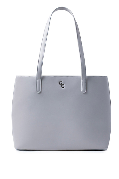 Galway Leather Large Tote Bag, Grey