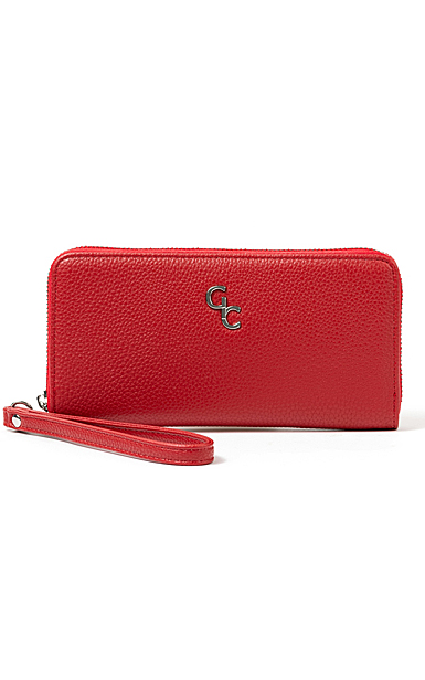 Galway Leather Wallet, Red