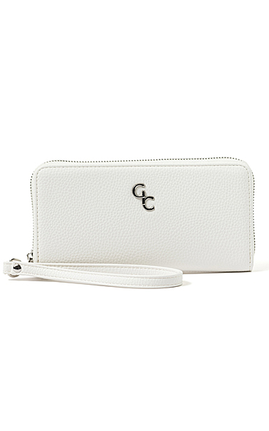 Galway Leather Wallet, White