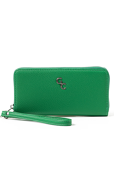 Galway Leather Wallet, Green