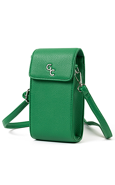 Galway Leather Mini Crossbody Bag, Green