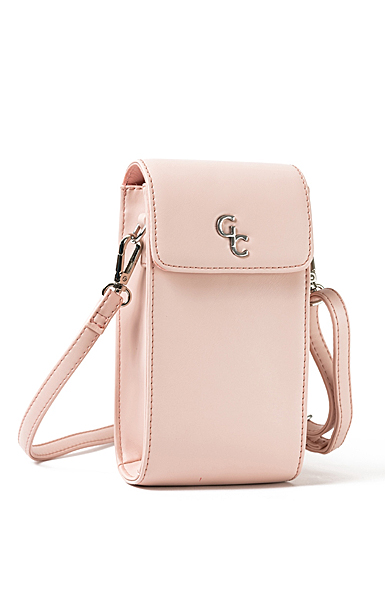 Galway Leather Mini Crossbody Bag, Pink