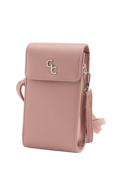 Galway Leather Mini Cross Body, Dusty Pink