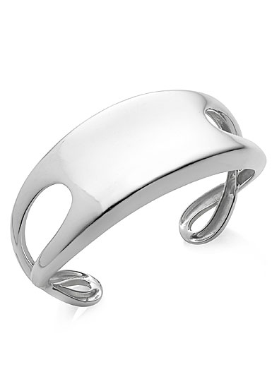 Nambe Jewelry Silver Infinity Cuff Bracelet, Large