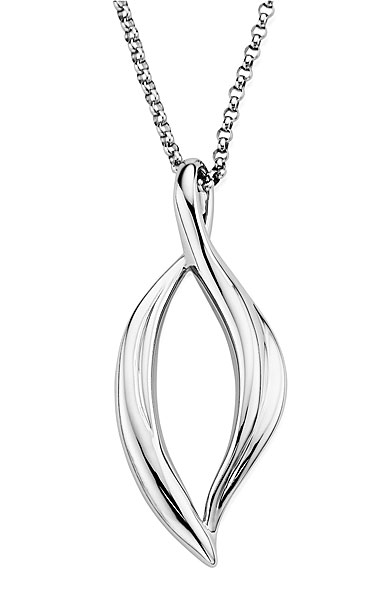 Nambe Jewelry Silver Open Pendant Necklace
