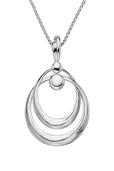 Nambe Jewelry Silver Eternal Link Pendant Necklace