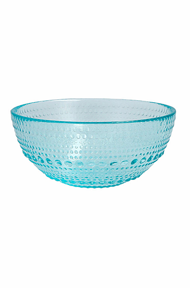 Fortessa Glass Jupiter Pool Blue Cereal Bowl, Single