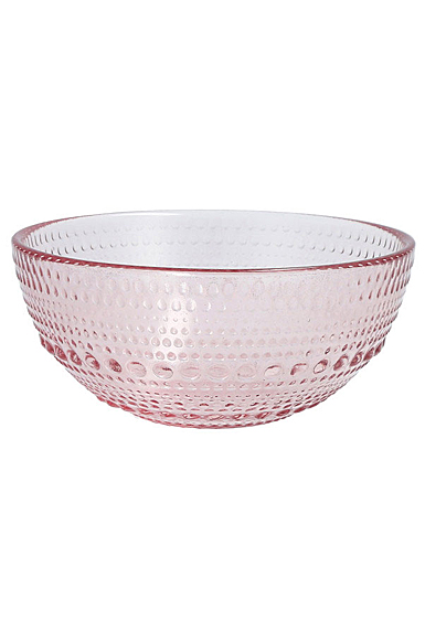 Fortessa Glass Jupiter Pink Cereal Bowl 5x5x2.3" 13.5oz