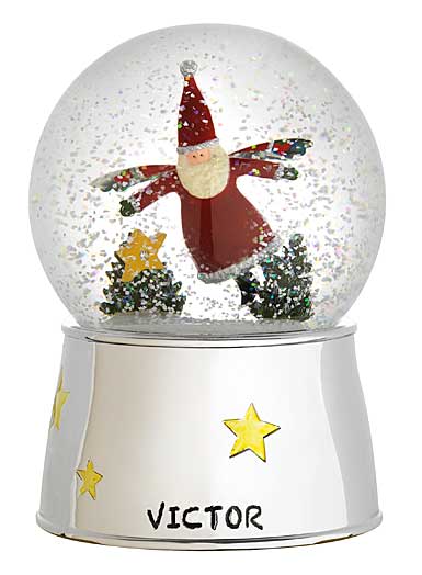 Reed and Barton MD Anderson Santa Angel Snowglobe by Victor