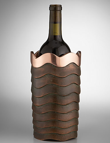Nambe Metal Copper Canyon Wine Chiller