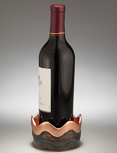 Nambe Metal Copper Canyon Wine Coaster