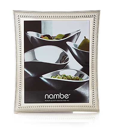 Nambe Metal Beaded 8x10" Picture Frame