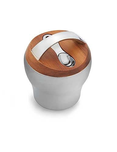 Nambe Metal Bulbo Coffee Canister With Scoop