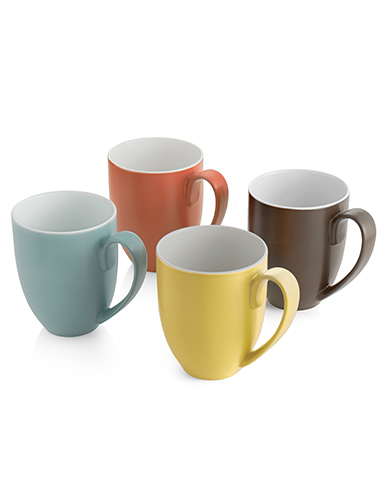 Nambe Pop Colours Mugs, Set of 4