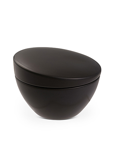 Nambe China Orbit Sugar Bowl, Celestial Black