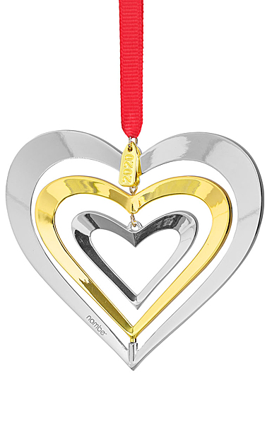 Nambe Heart Annual Ornament 2020